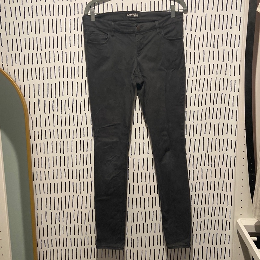 Express Black Skinny Jeans